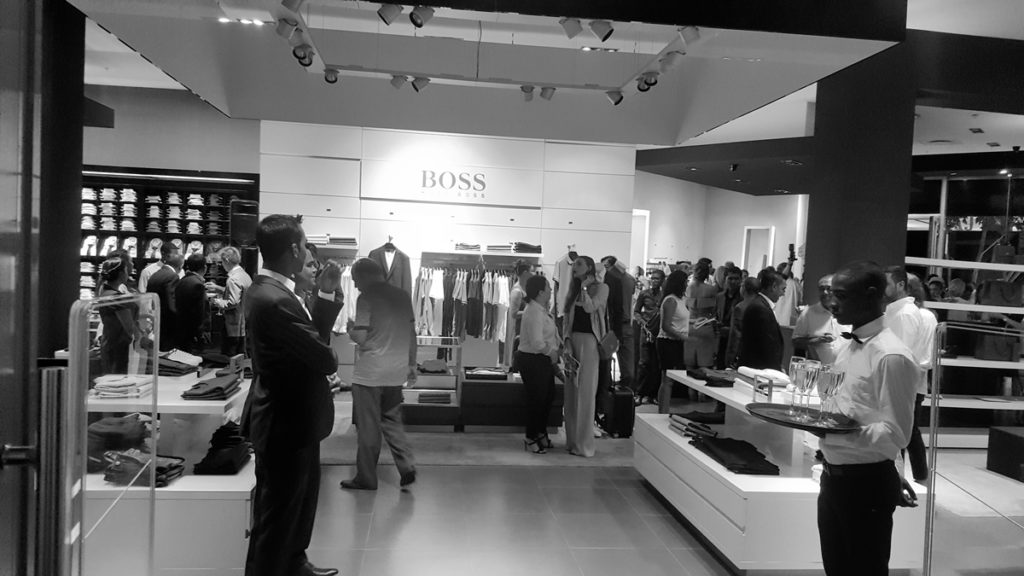 Lancement Hugo Boss, île Maurice