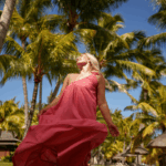 Dancing under the blue sky