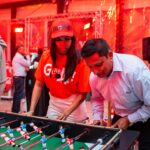 Jeux autour du football pour le public 1