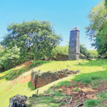 La cheminée du moulin de Fréderica
