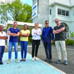 Photo 2 – Cherie Nadine Hoareau, Oliver Hope, Shivani Poinoosawmy Pawaray, Astrid Tixier, Yannick D&rsquo;Hotman et Dr. Nikhil Anand Bachoo