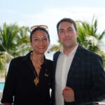 Photo 2 – Elena Schipani Corporate Sommelier & Global Trainer et Stefano Comacchio Export Manager Africa chez Bottega