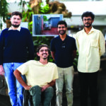 Photo 3_Alban Salaün, Adrien Mallac-Sim, Kevin Pyneeandee et Divakar Moodhoo, du Collectif NOU