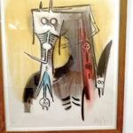 Wifredo Lam. Taureau trois graines. 1973