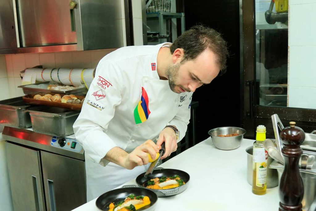 Le Chef Orjan Johannessen au Festival Culinaire Bernard Loiseau en 2016