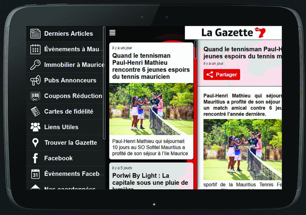 La Gazette App : La Gazette au bout des doigts